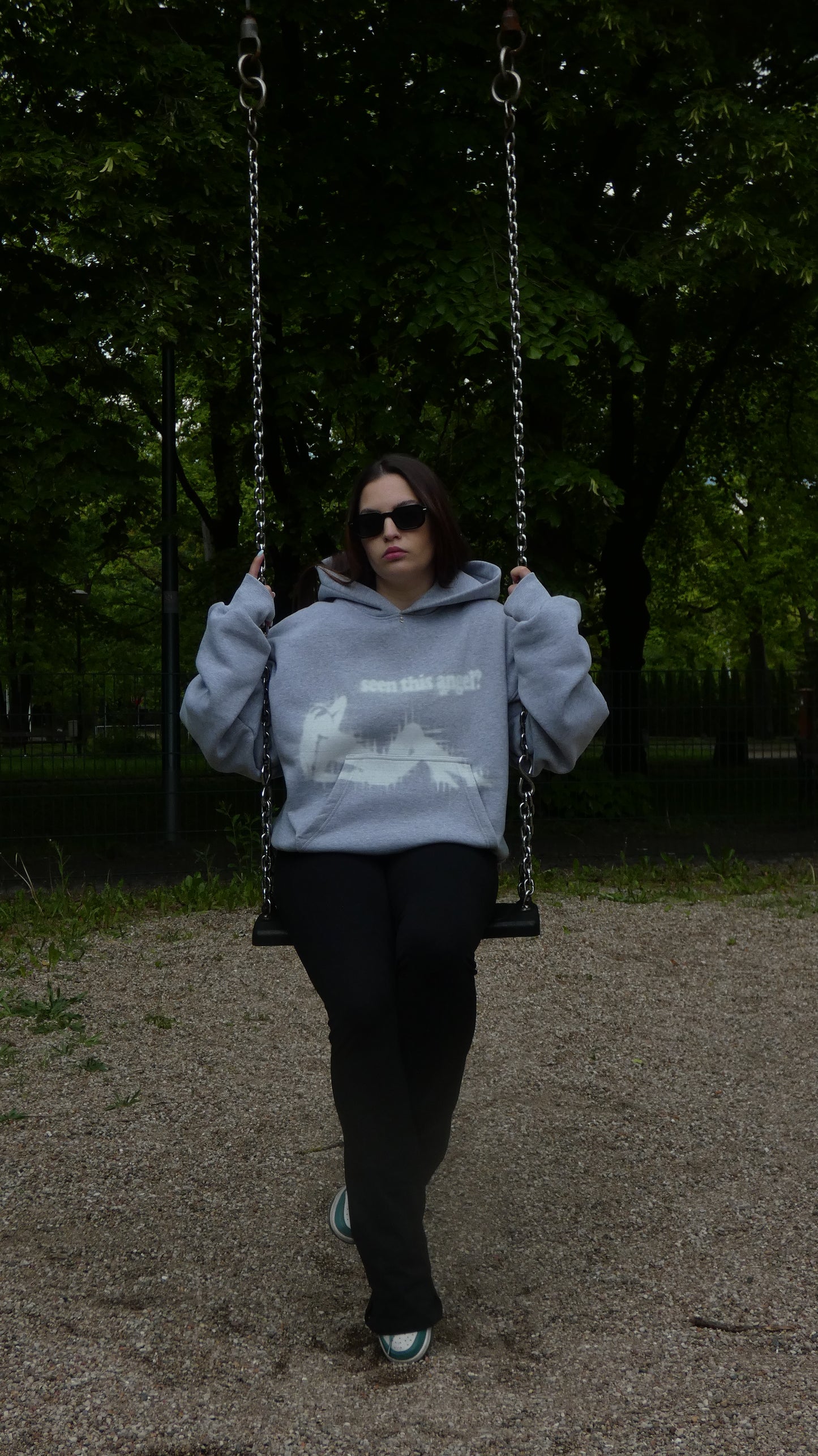 ANGEL HOODIE GRAY