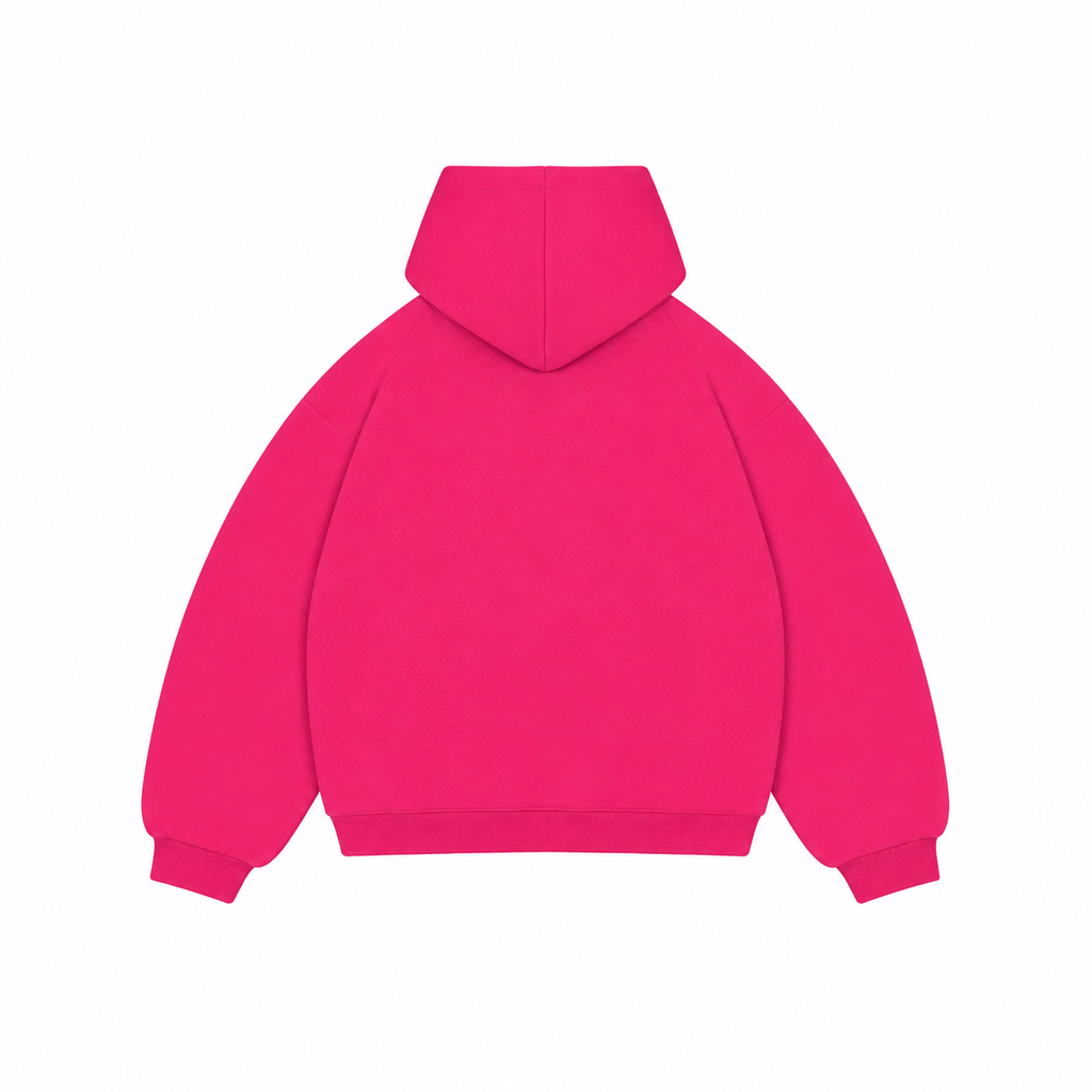 STAR HOODIE FUCHSIA