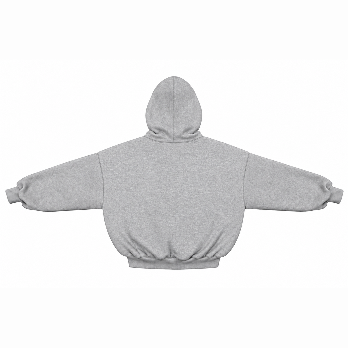 EUPHORIA OVERSIZE HOODIE GREY WHITE