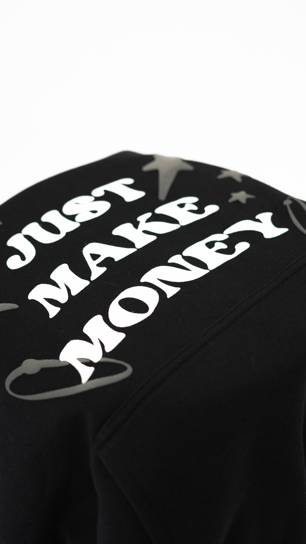 BOXY HOODIE MONEY BLACK