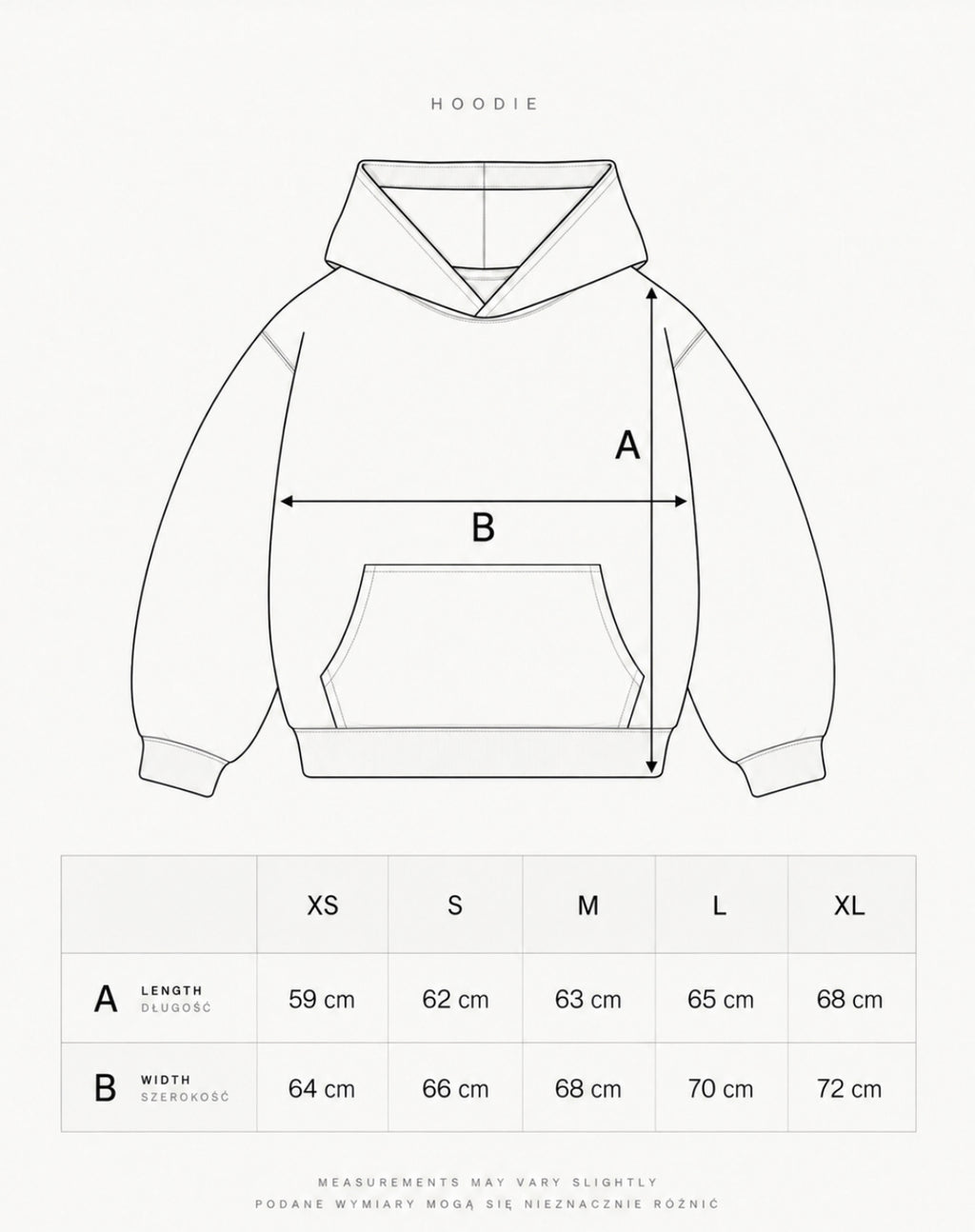 EUPHORIA OVERSIZE HOODIE GREY WHITE