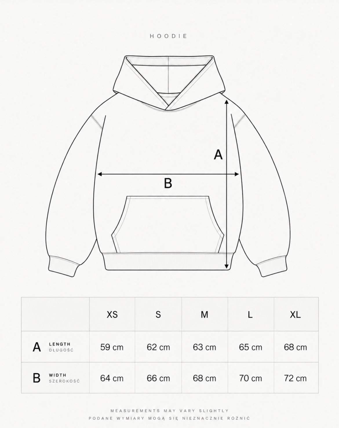 EUPHORIA OVERSIZE HOODIE GREY WHITE