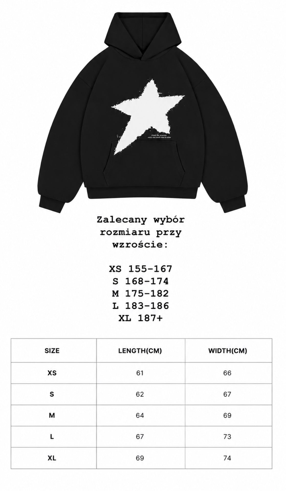 FACE HOODIE BLACK