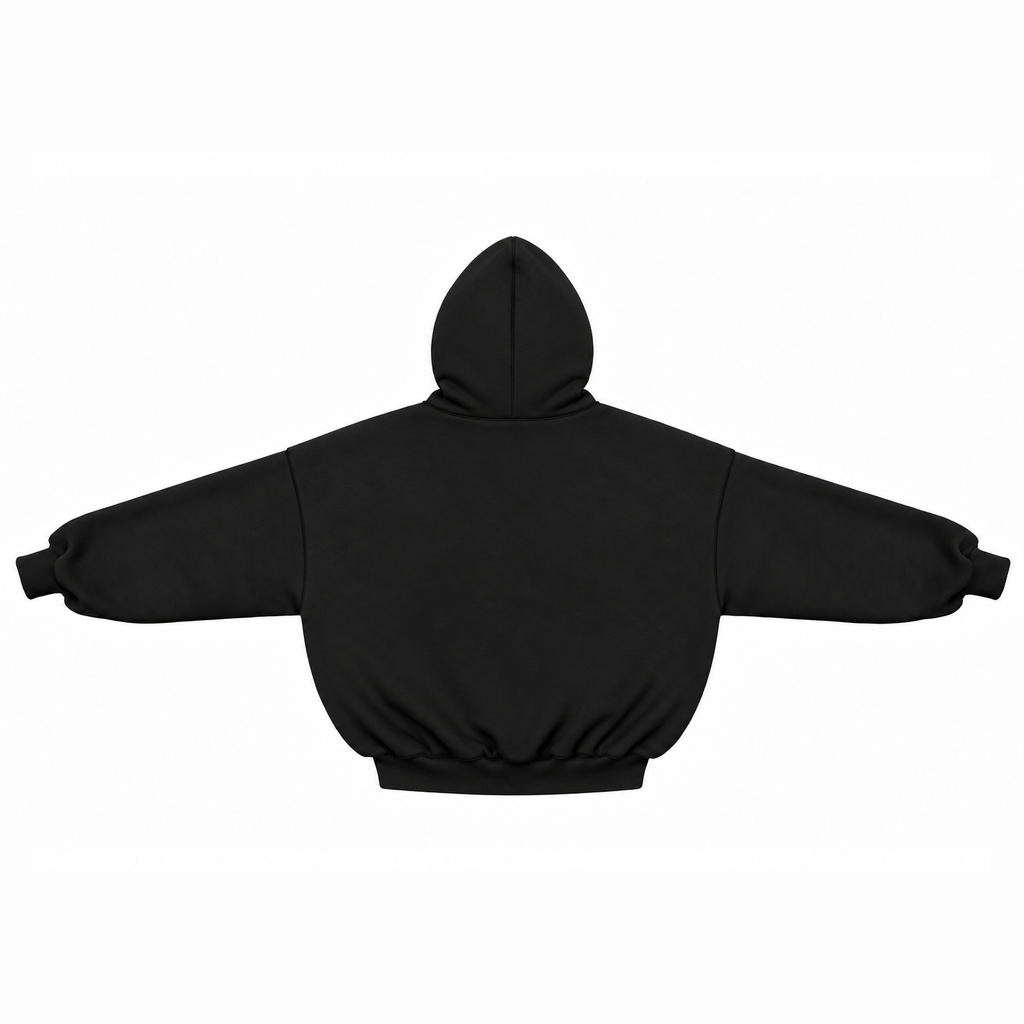 EUPHORIA OVERSIZE HOODIE BLACK PINK